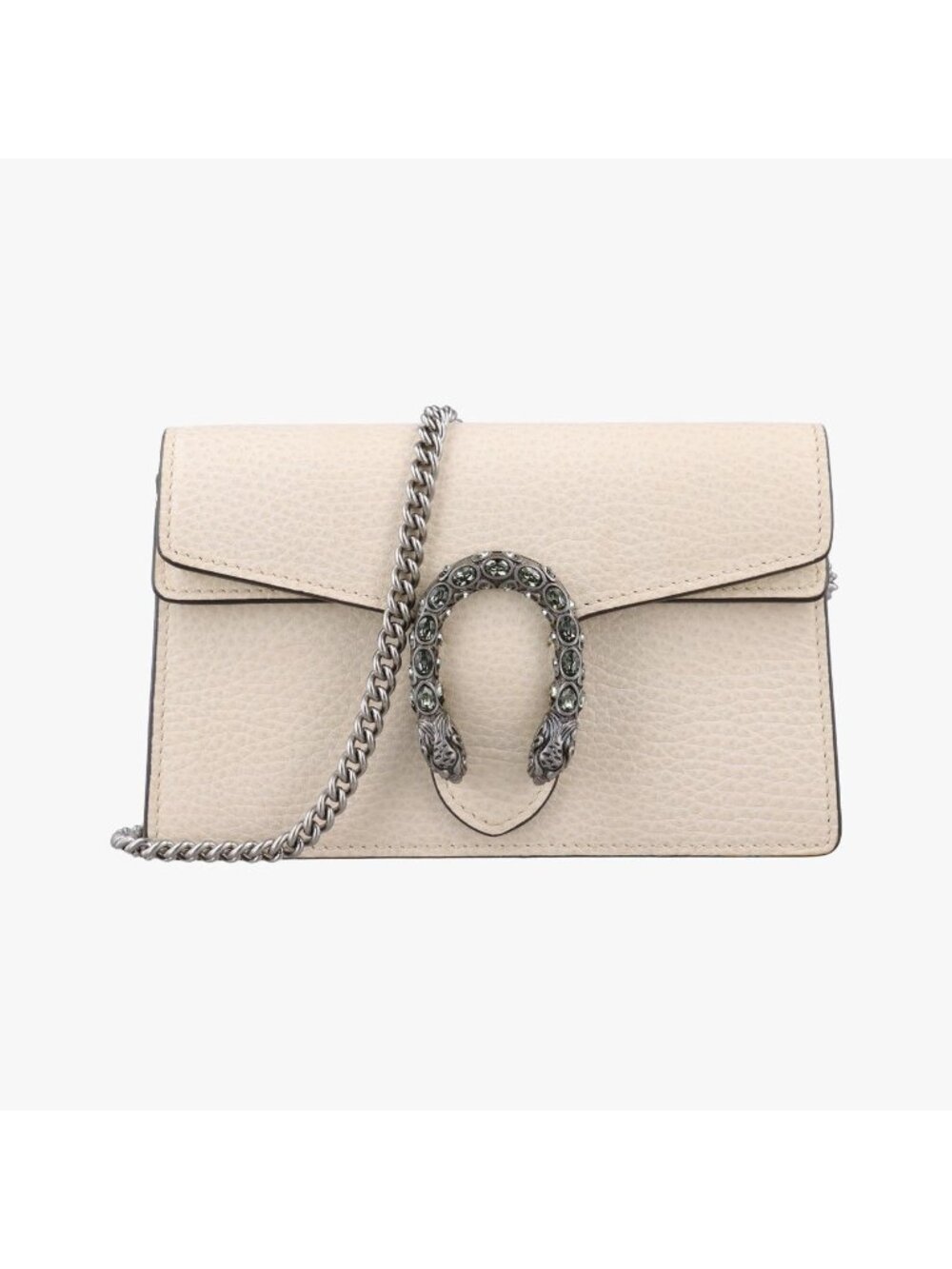 Gucci Dionysus White Leather Shoulder Bag